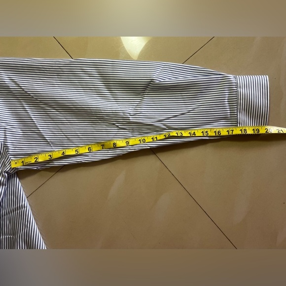 Pronto Uomo Blue Long Sleeve Button Up Shirt Men’s Size 17 or 34/35 - Picture 8 of 14